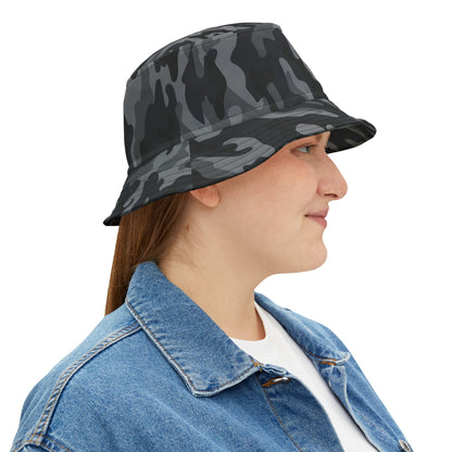 Bucket Hat (AOP) Camo Grey