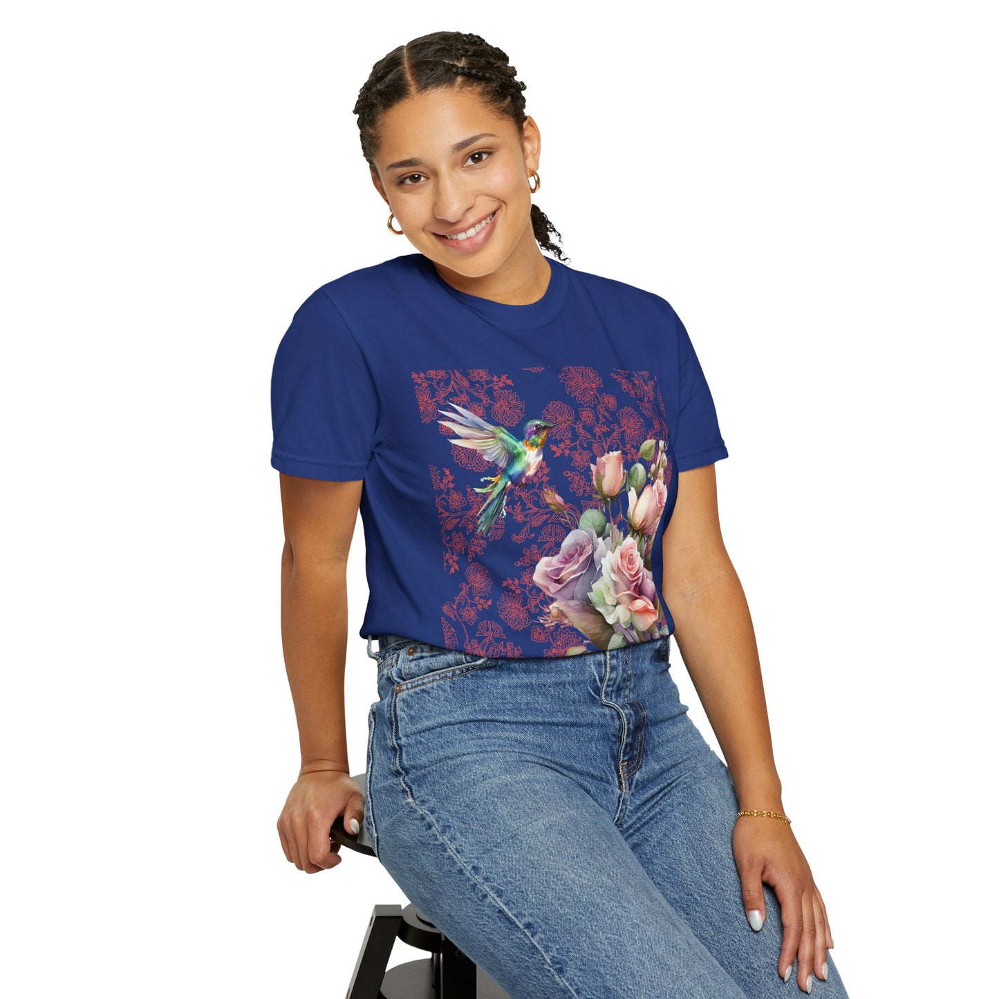 Hummingbird 1 Unisex Garment-Dyed T-shirt