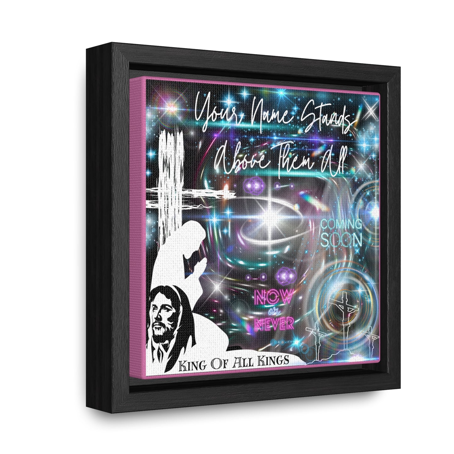 King Of All Kings Gallery Canvas Wraps, Square Frame