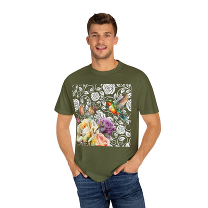 Hummingbird 2 Unisex Garment-Dyed T-shirt
