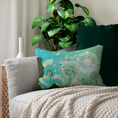 Weed Or Wish Spun Polyester Lumbar Pillow