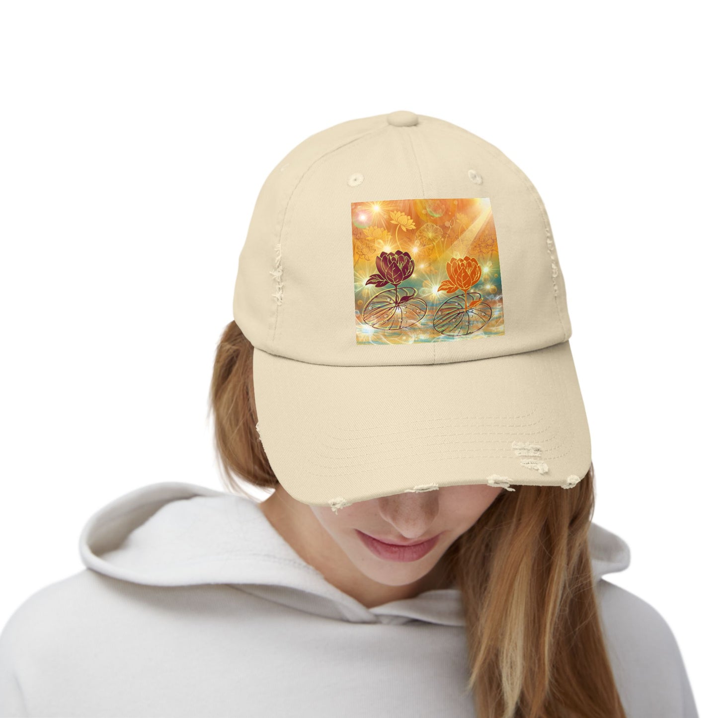 Morning Dew - Unisex Distressed Cap