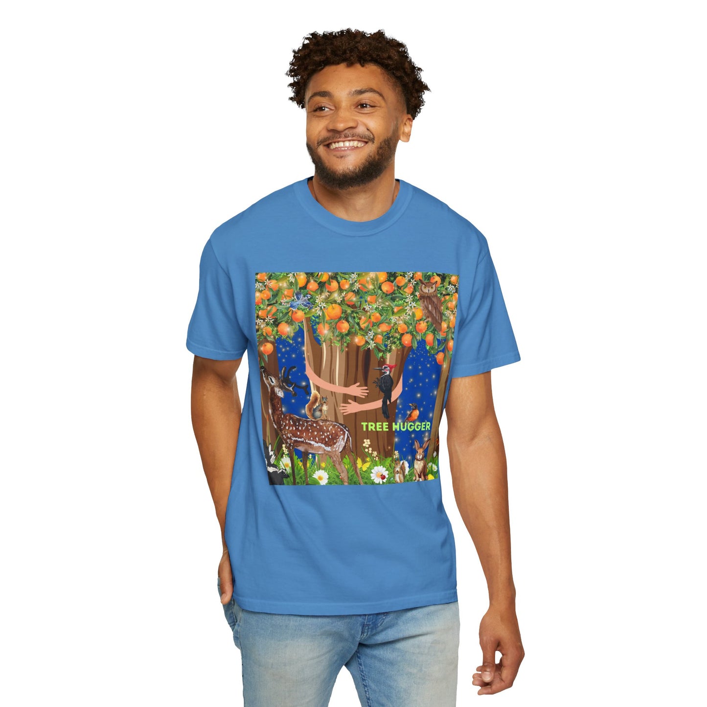 Tree Hugger Unisex Garment-Dyed T-shirt