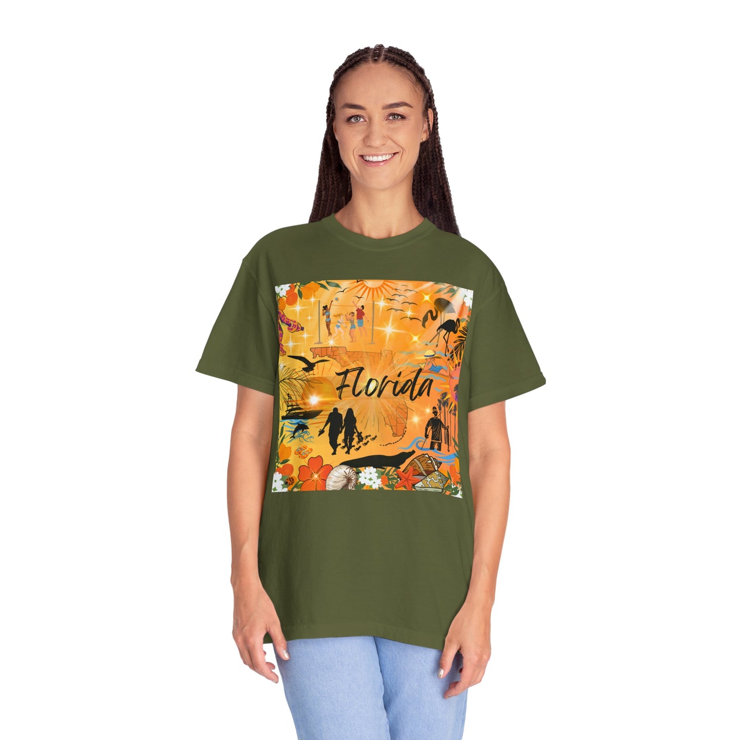 Florida Unisex Garment-Dyed T-shirt