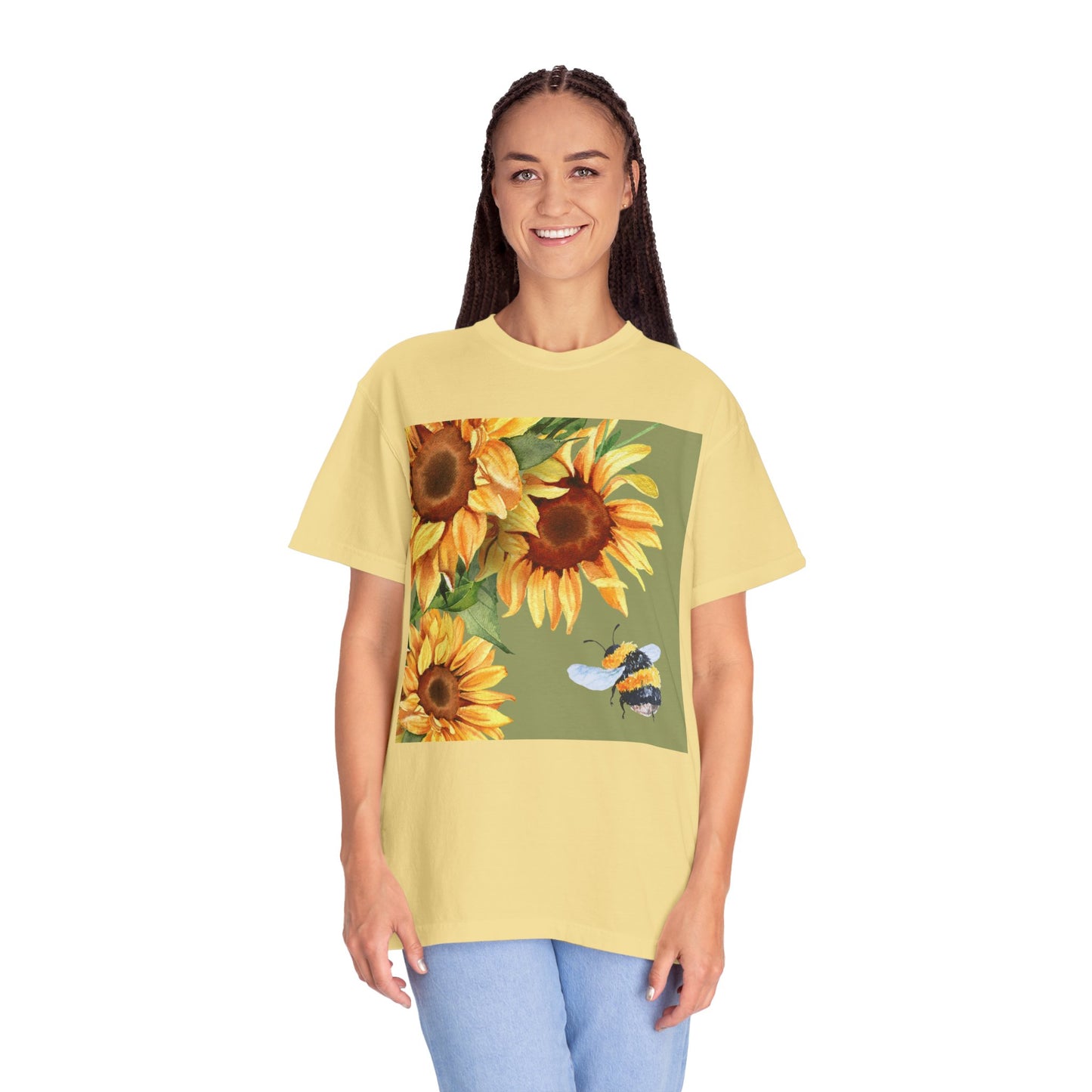 Bee 3 Unisex Garment-Dyed T-shirt