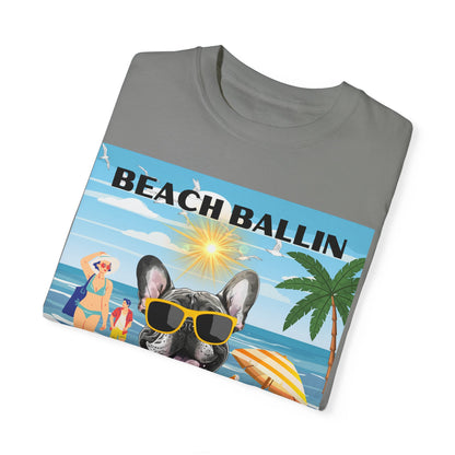 Beach Ballin Unisex Garment-Dyed T-shirt