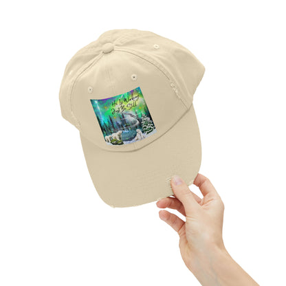 Just Be Stilled Unisex Distressed Cap