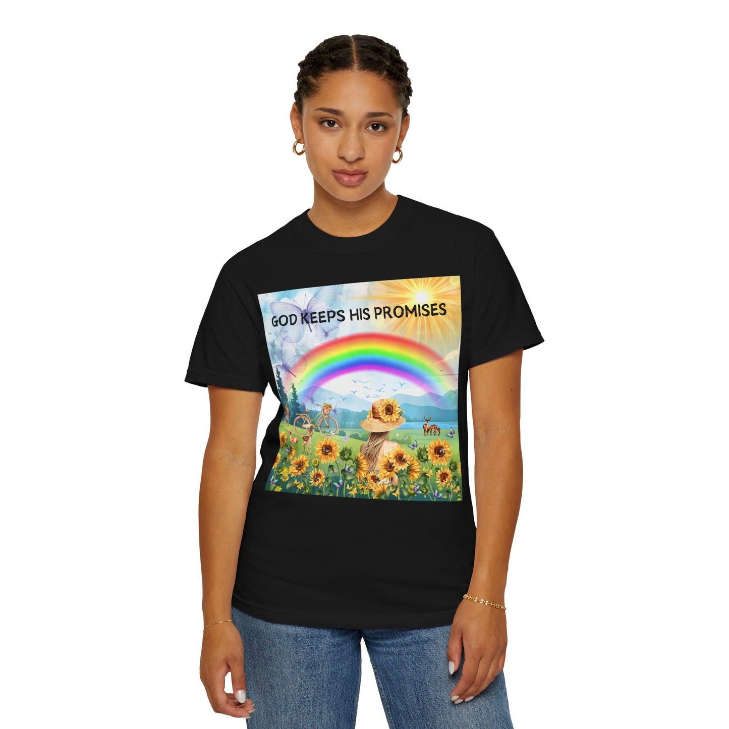 God Keeps His Promises Unisex Garment-Dyed T-shirt