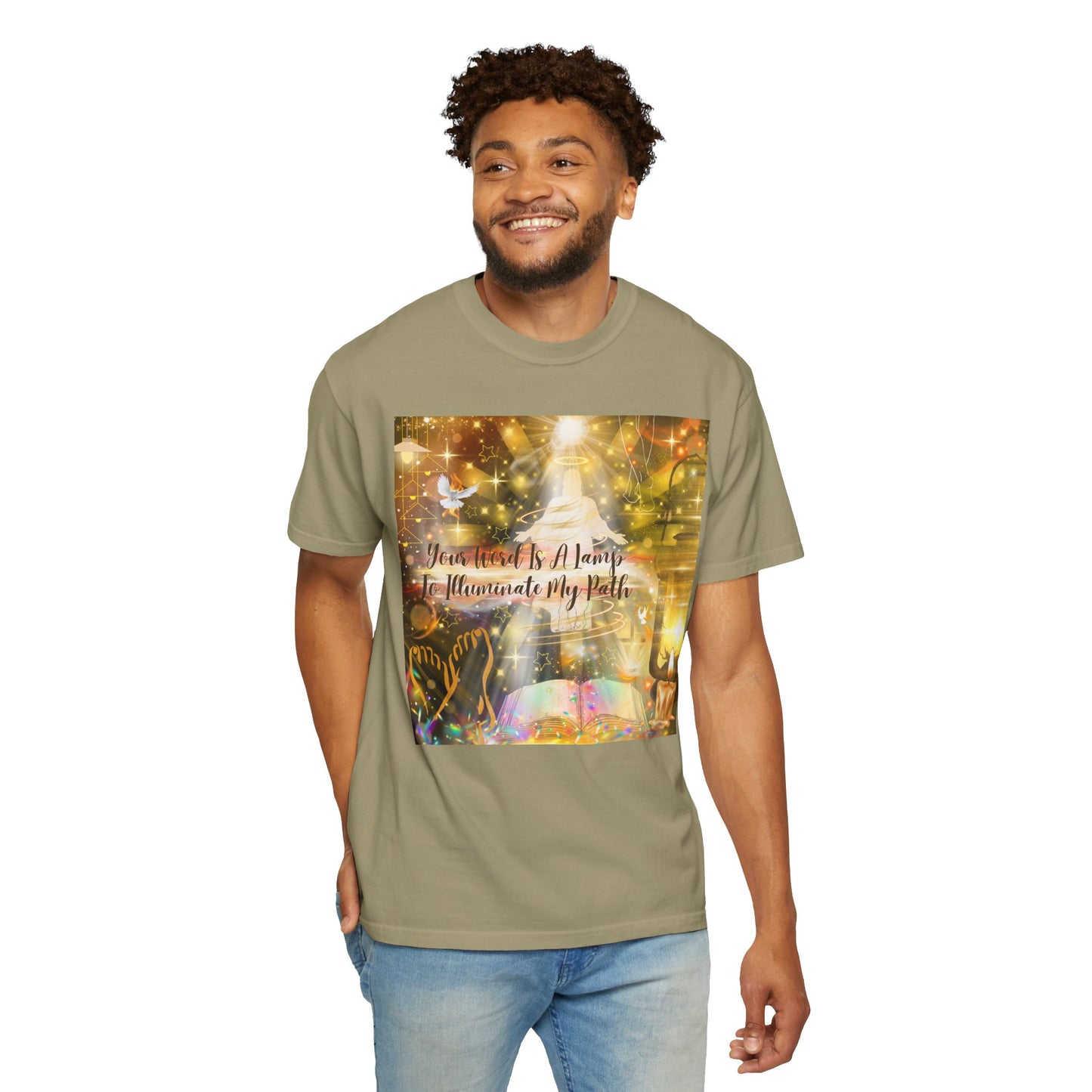 Your Word Unisex Garment-Dyed T-shirt