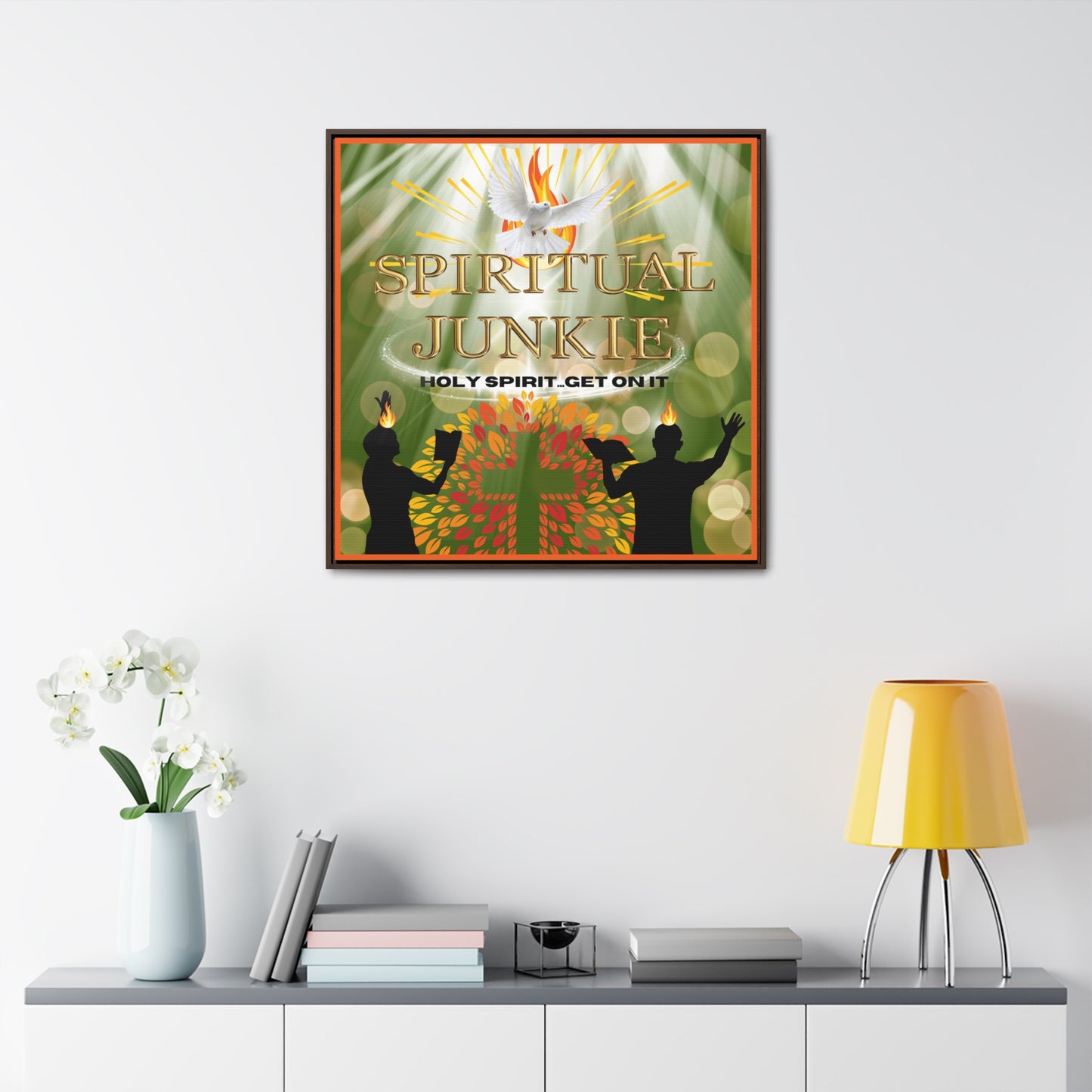 Spiritual Junkie Gallery Canvas Wraps, Square Frame