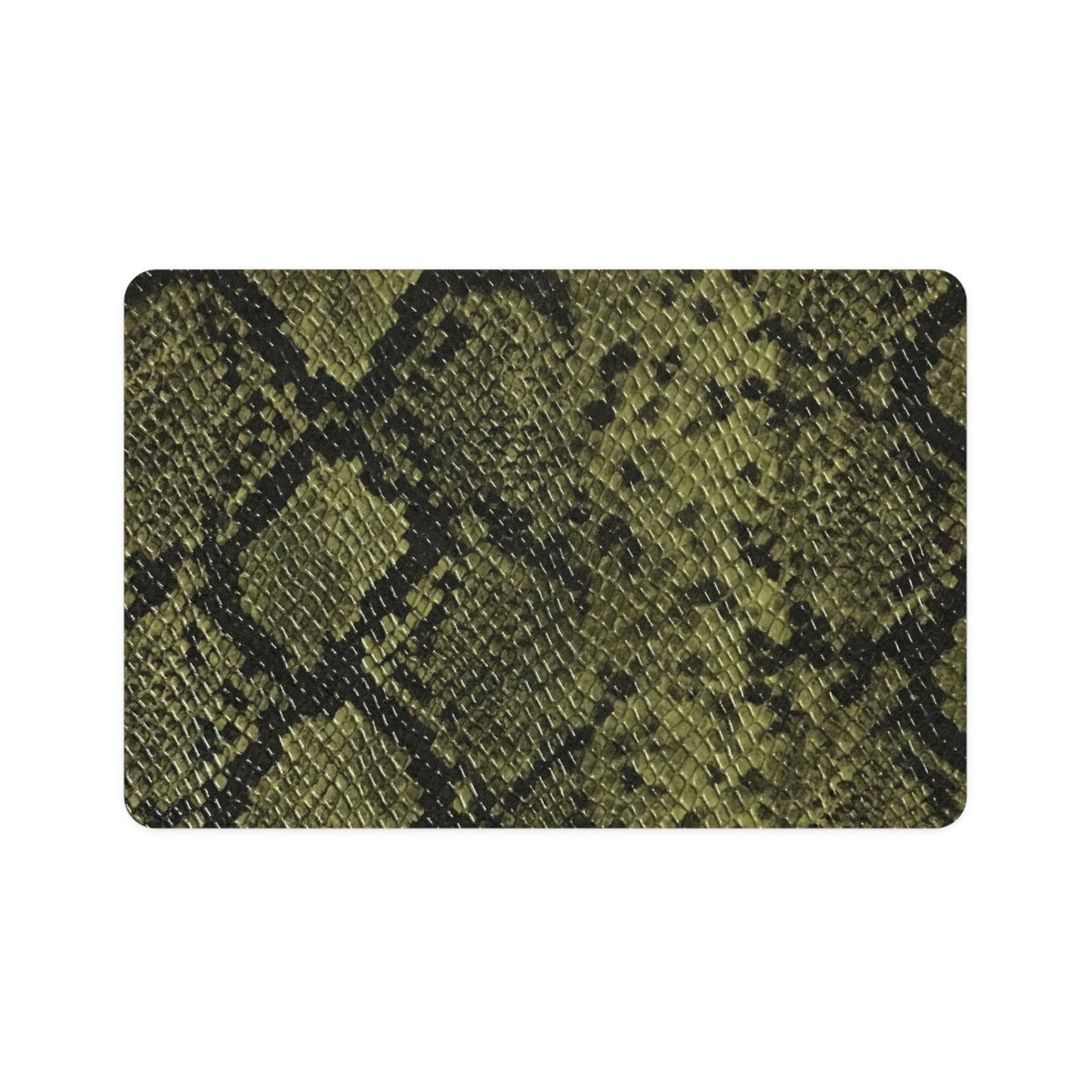 Pet Food Mat (12x18) Python Green