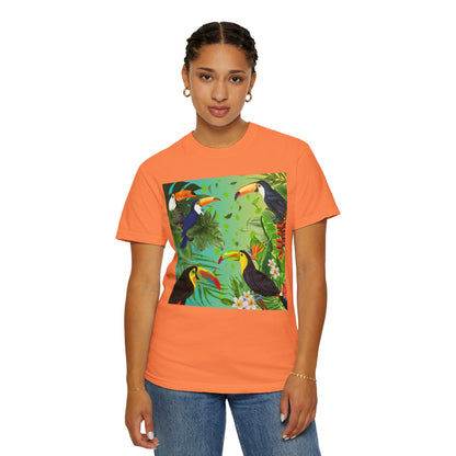 Toucans Unisex Garment-Dyed T-shirt