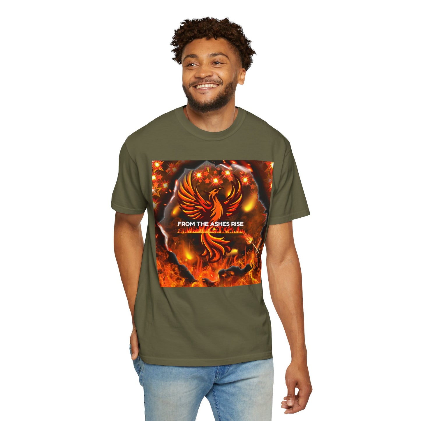 From The Ashes Rise Unisex Garment-Dyed T-shirt