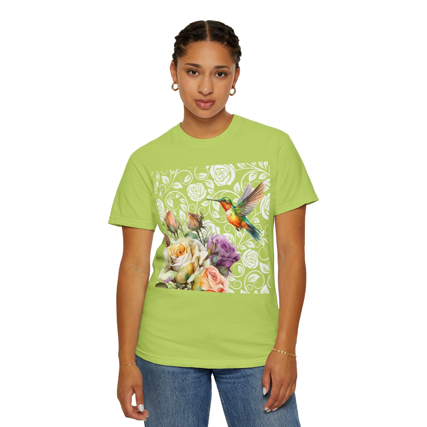 Hummingbird 2 Unisex Garment-Dyed T-shirt