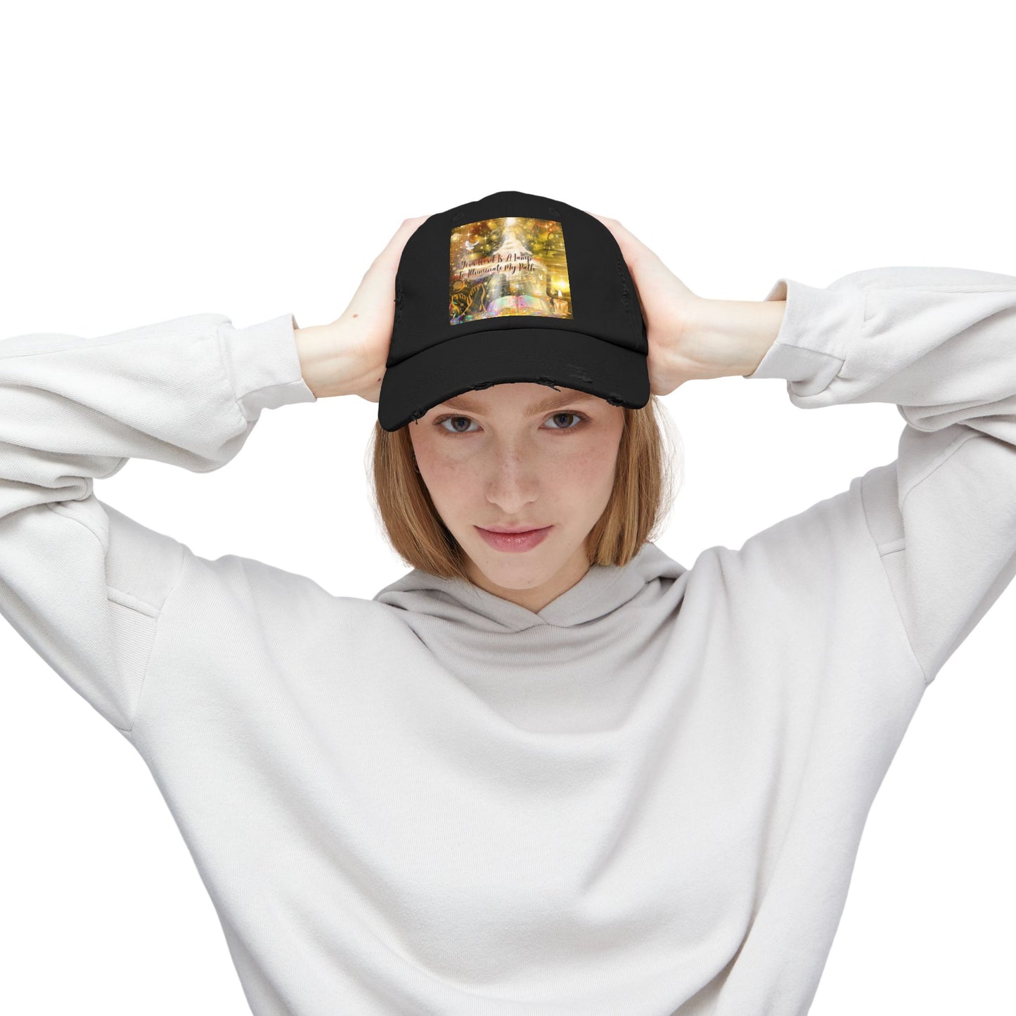 Your Word Unisex Distressed Cap