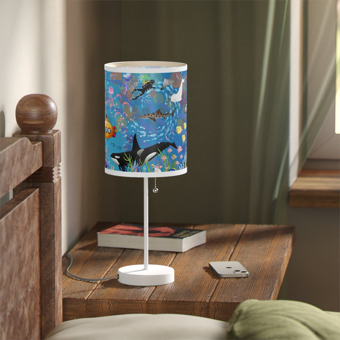 Ocean View Lamp on a Stand, US|CA plug