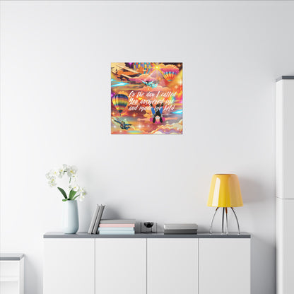 You Answered Me - Inspirational Canvas Wall Art