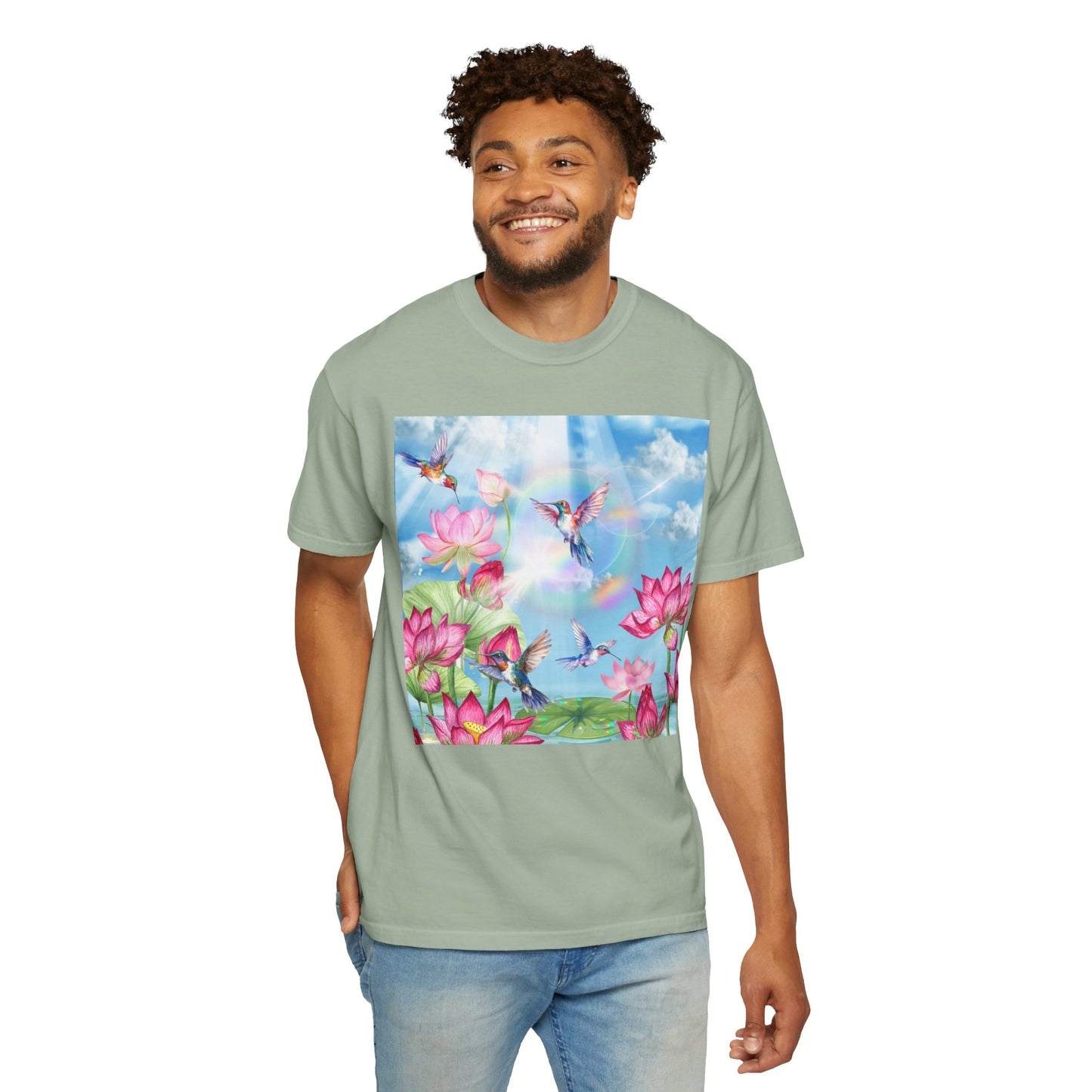 Sipping On Sunshine Unisex Garment-Dyed T-shirt