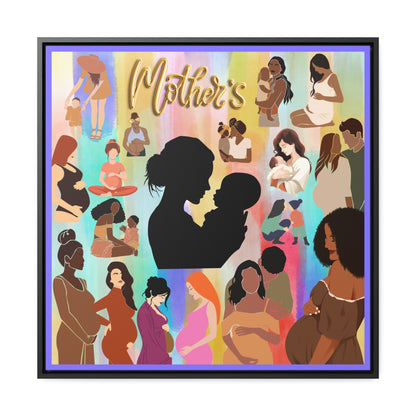 Mothers Gallery Canvas Wraps, Square Frame