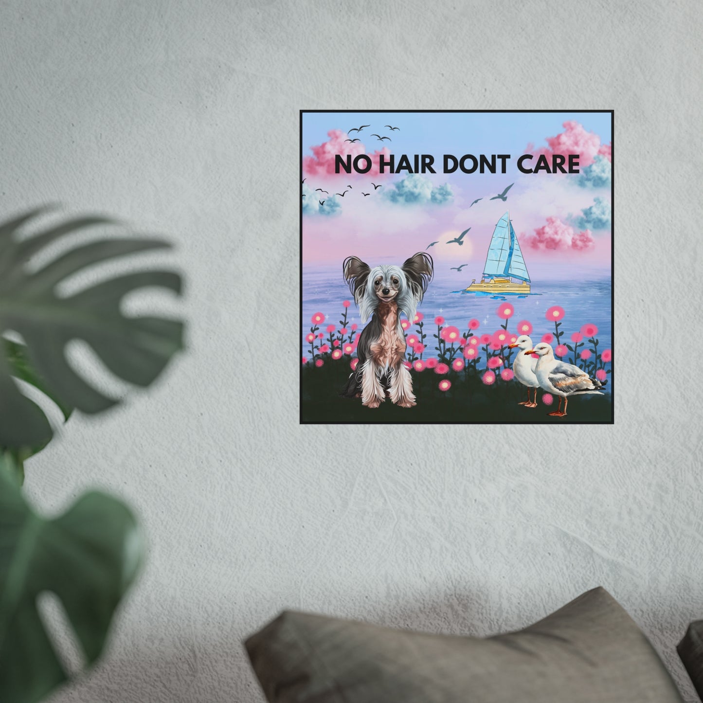 No Hair Don't Care Fine Art Posters