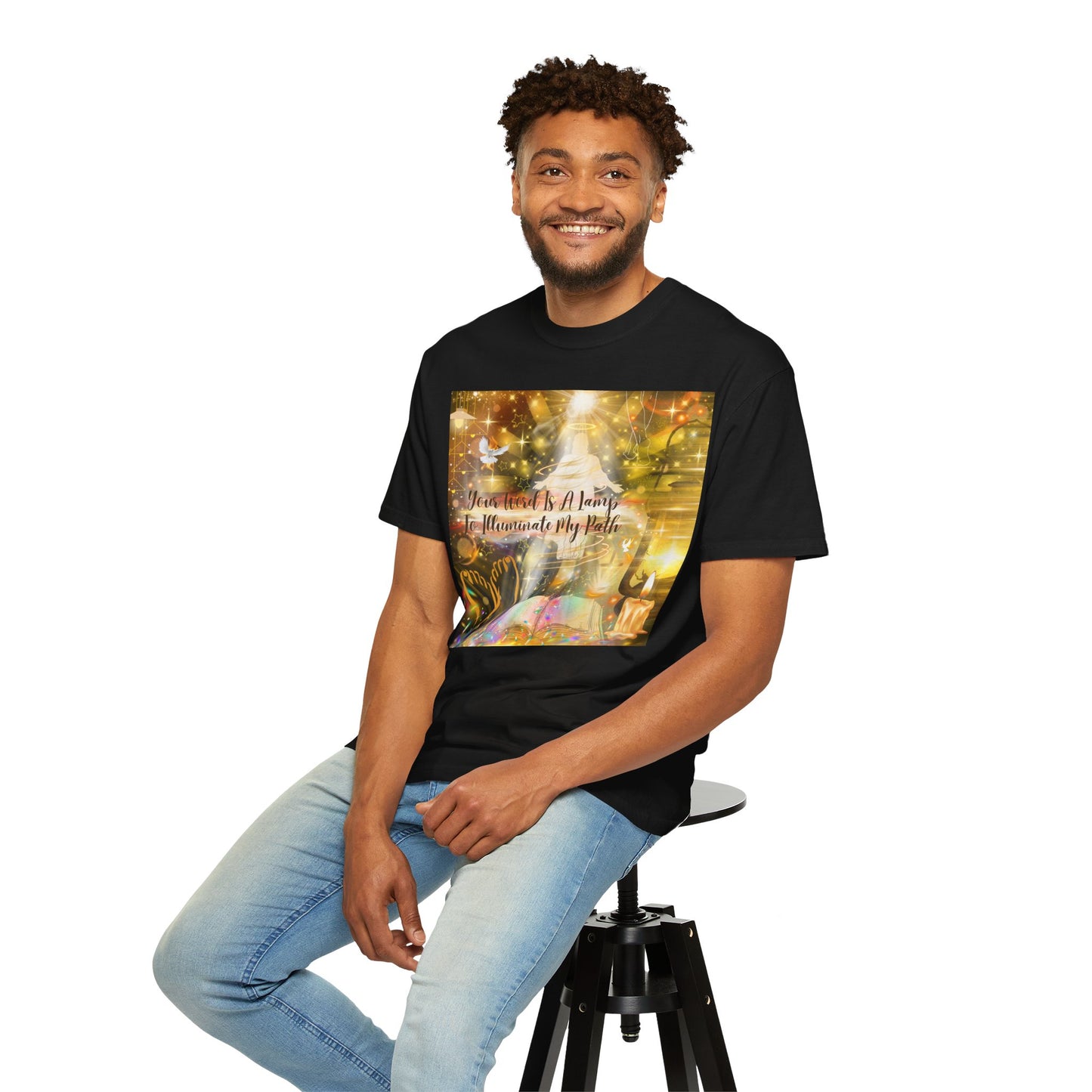 Your Word Unisex Garment-Dyed T-shirt