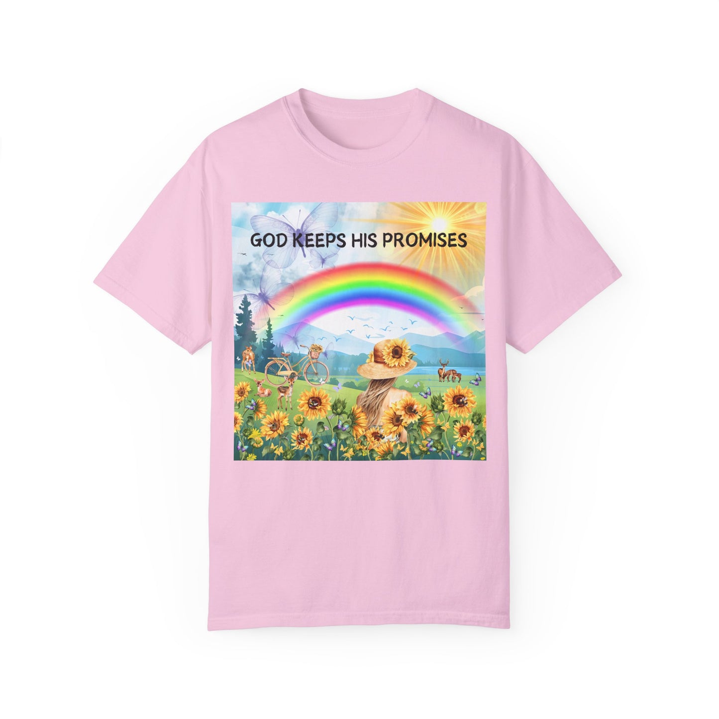 God Keeps His Promises Unisex Garment-Dyed T-shirt