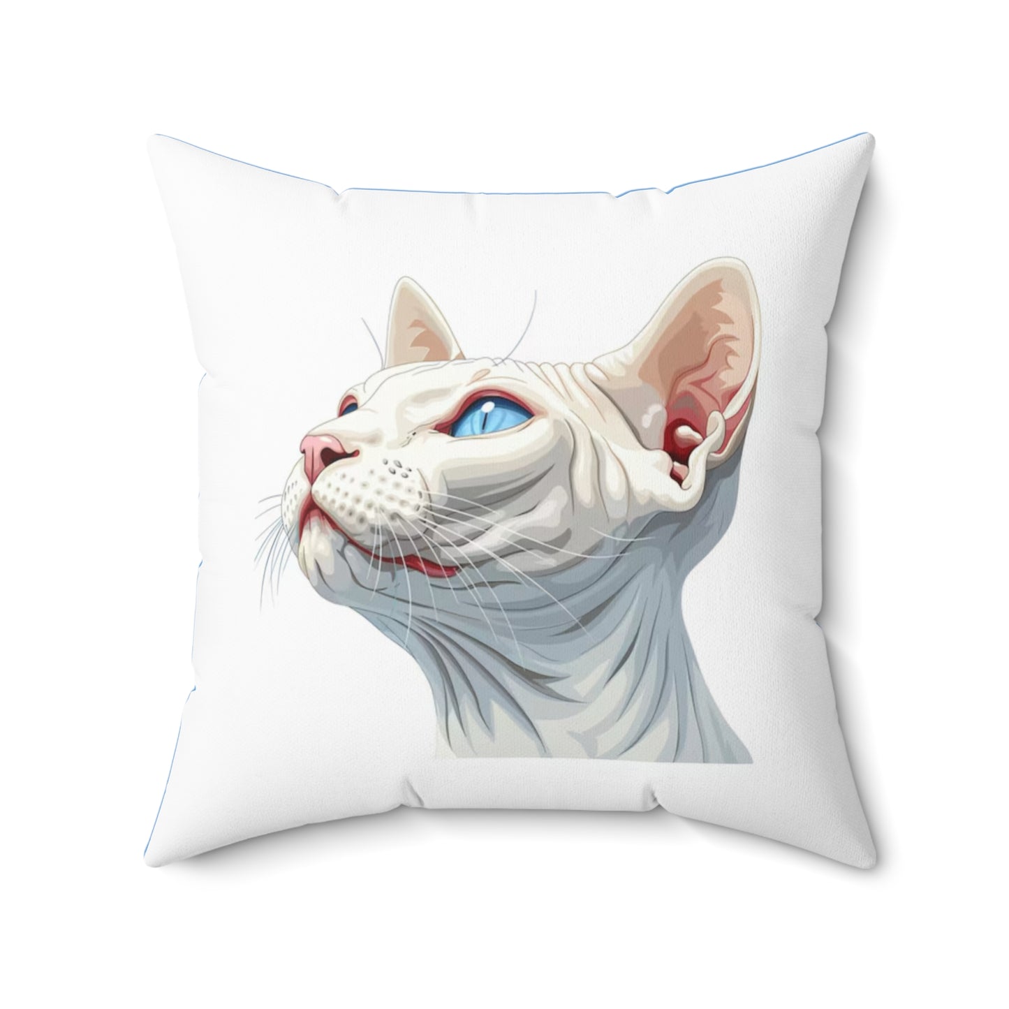 Spun Polyester Square Pillow Sphynx 4