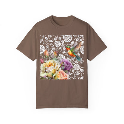 Hummingbird 2 Unisex Garment-Dyed T-shirt