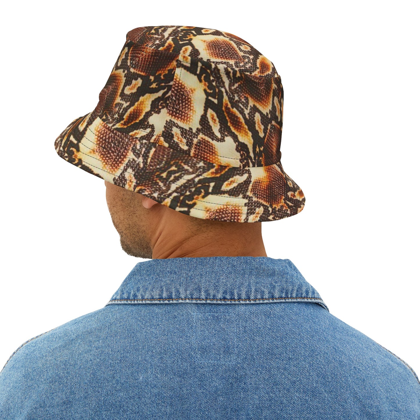 Bucket Hat (AOP) Python Brown