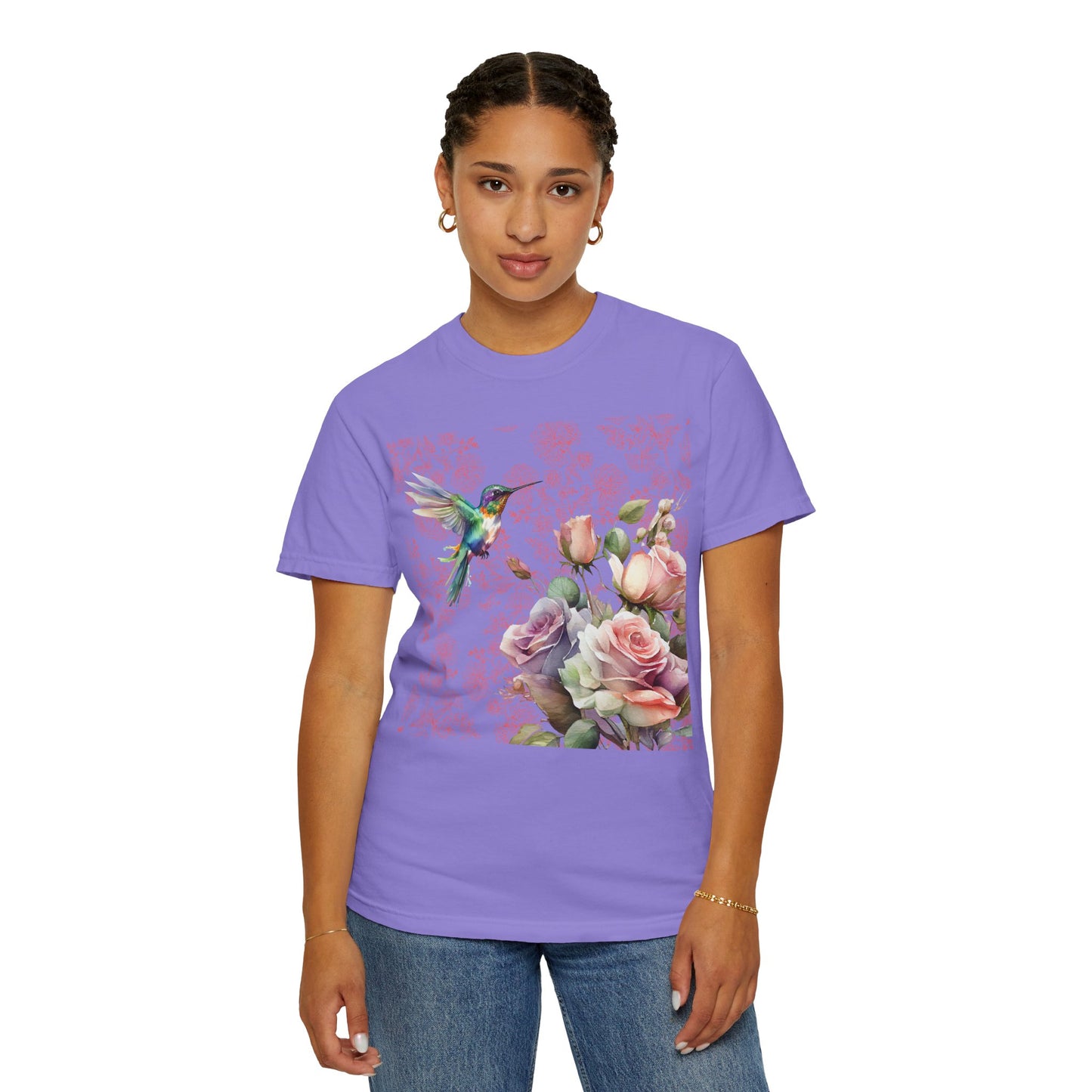Hummingbird 1 Unisex Garment-Dyed T-shirt