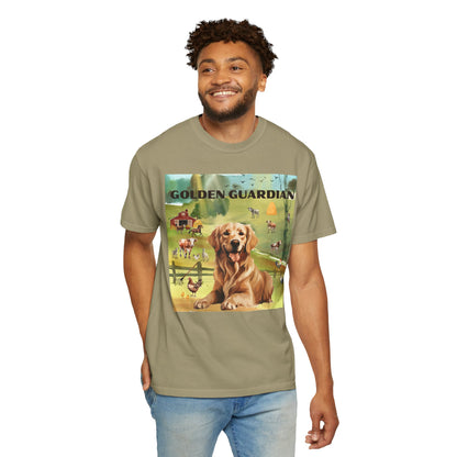 Golden Guardian Unisex Garment-Dyed T-shirt