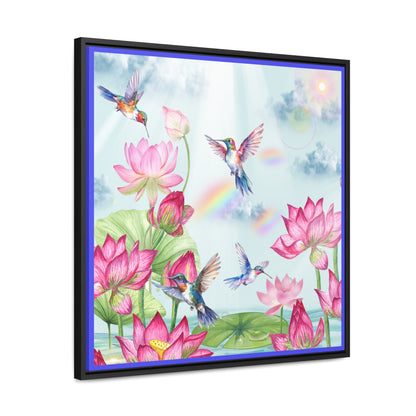 Sipping On Sunshine Gallery Canvas Wraps, Square Frame