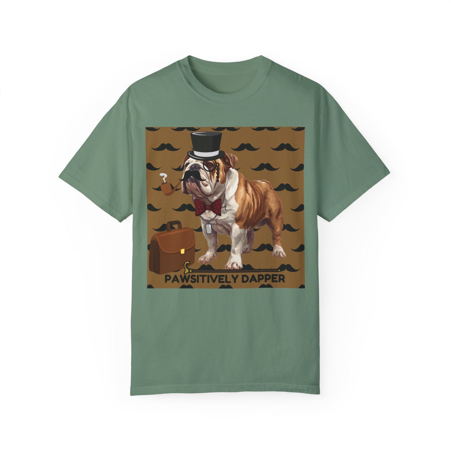 Pawsitively Dapper Unisex Garment-Dyed T-shirt