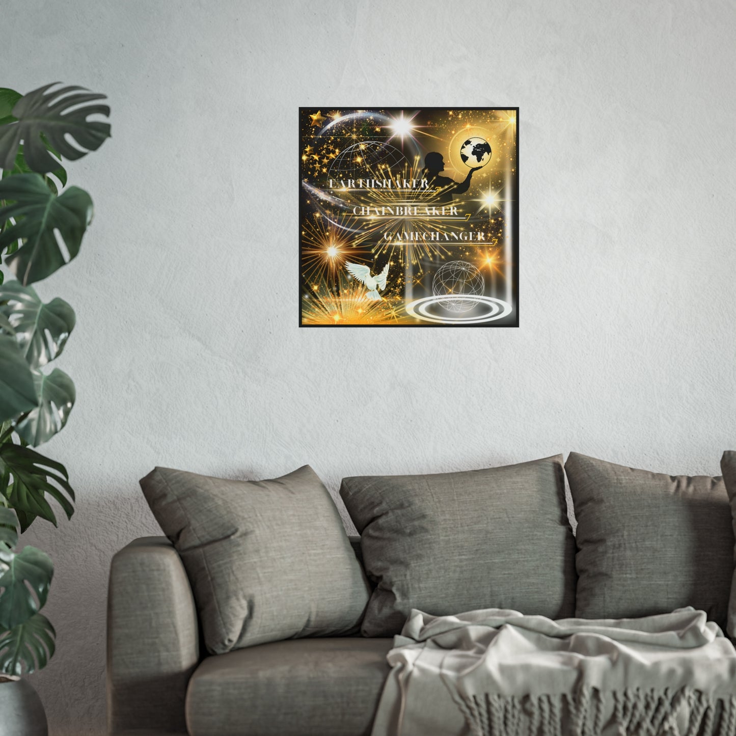 Earthshaker Chainbreaker Gamechanger Fine Art Poster