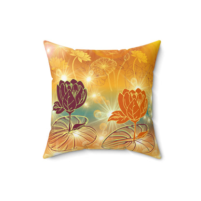 Reflections Spun Polyester Square Pillow