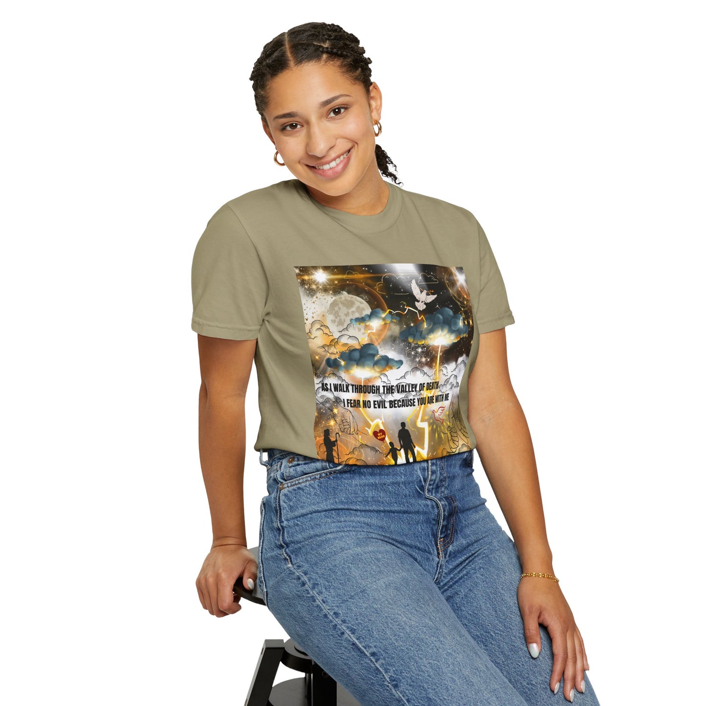 I Fear No Evil Unisex Garment-Dyed T-shirt