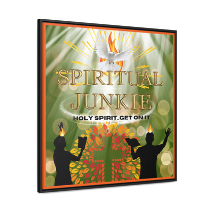 Spiritual Junkie Gallery Canvas Wraps, Square Frame