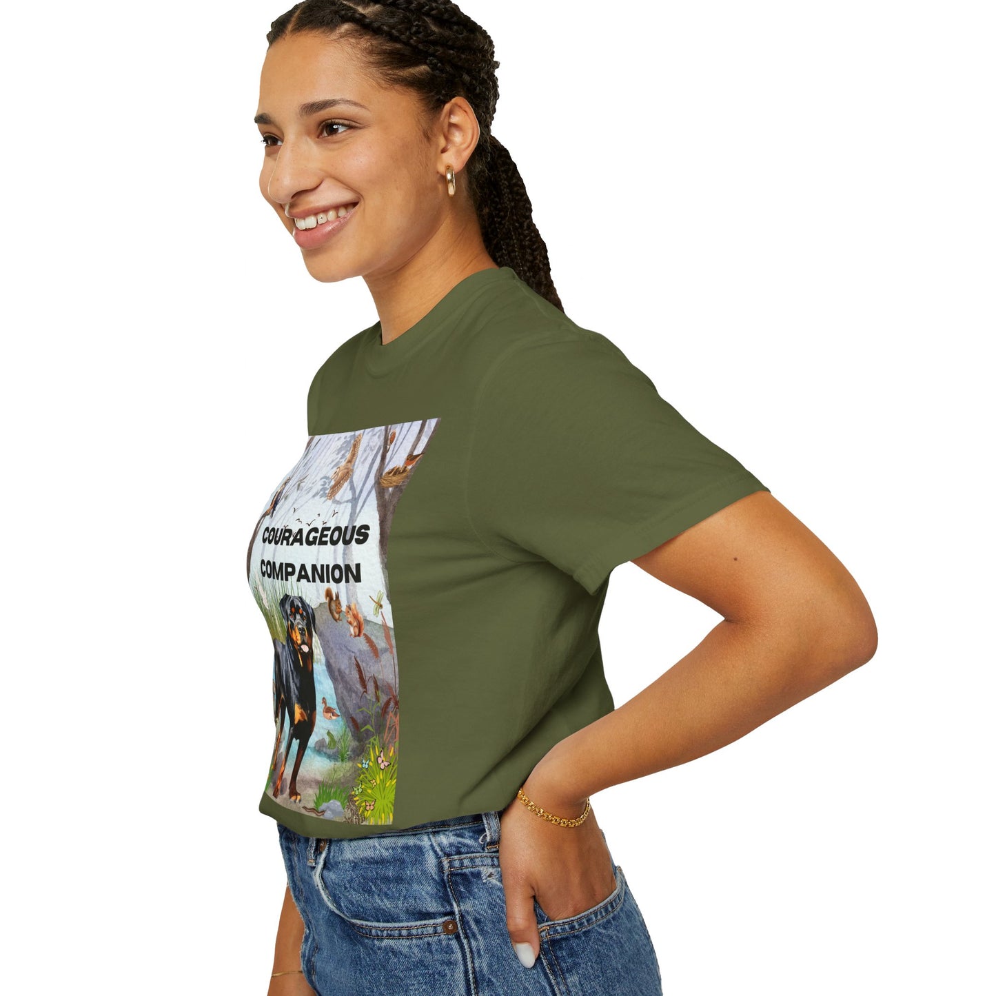 Courageous Companion Unisex Garment-Dyed T-shirt