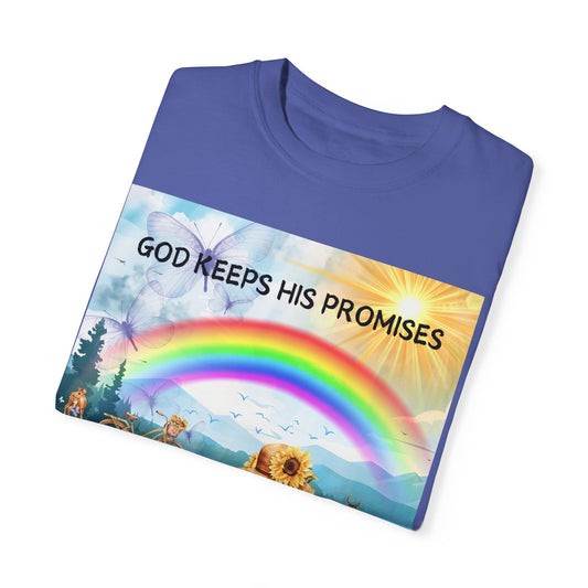 God Keeps His Promises Unisex Garment-Dyed T-shirt