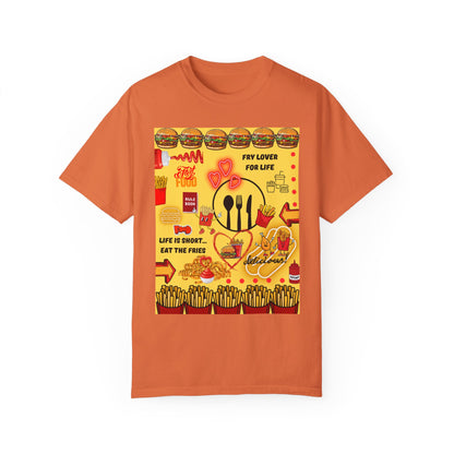 Eat The Fries Unisex Garment-Dyed T-shirt