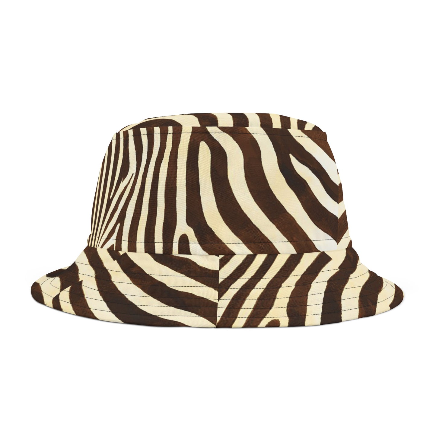 Bucket Hat (AOP) Zebra Brown