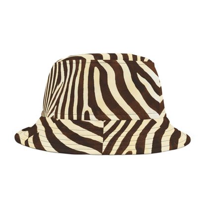 Bucket Hat (AOP) Zebra Brown