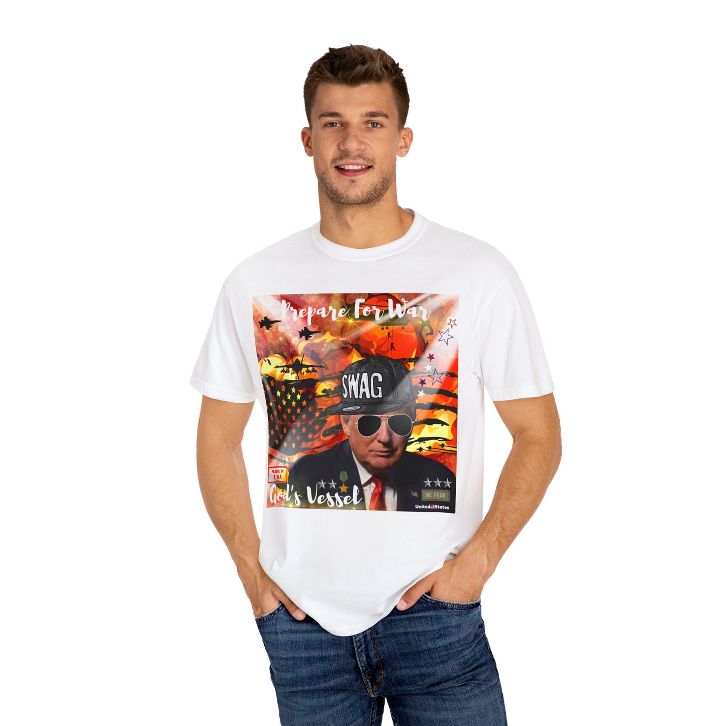 God's Vessel Unisex Garment-Dyed T-shirt