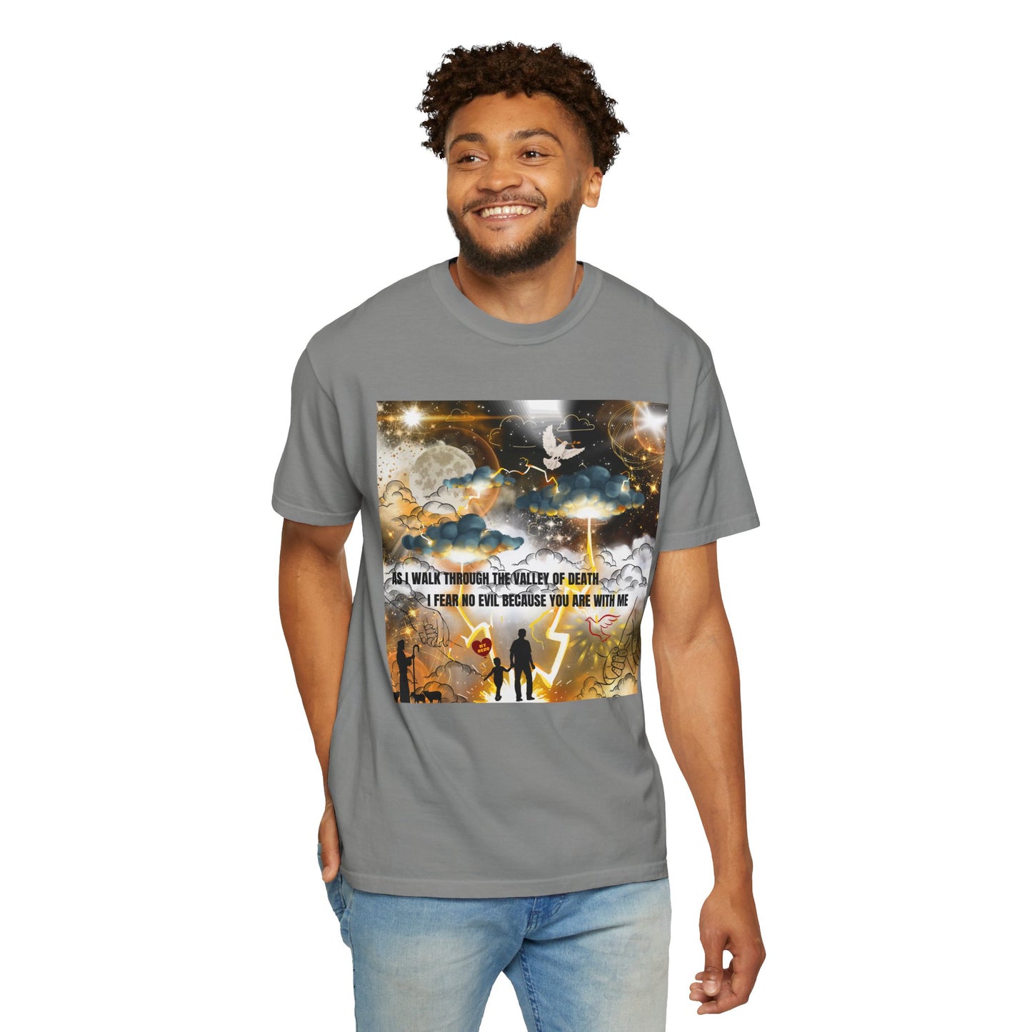 I Fear No Evil Unisex Garment-Dyed T-shirt