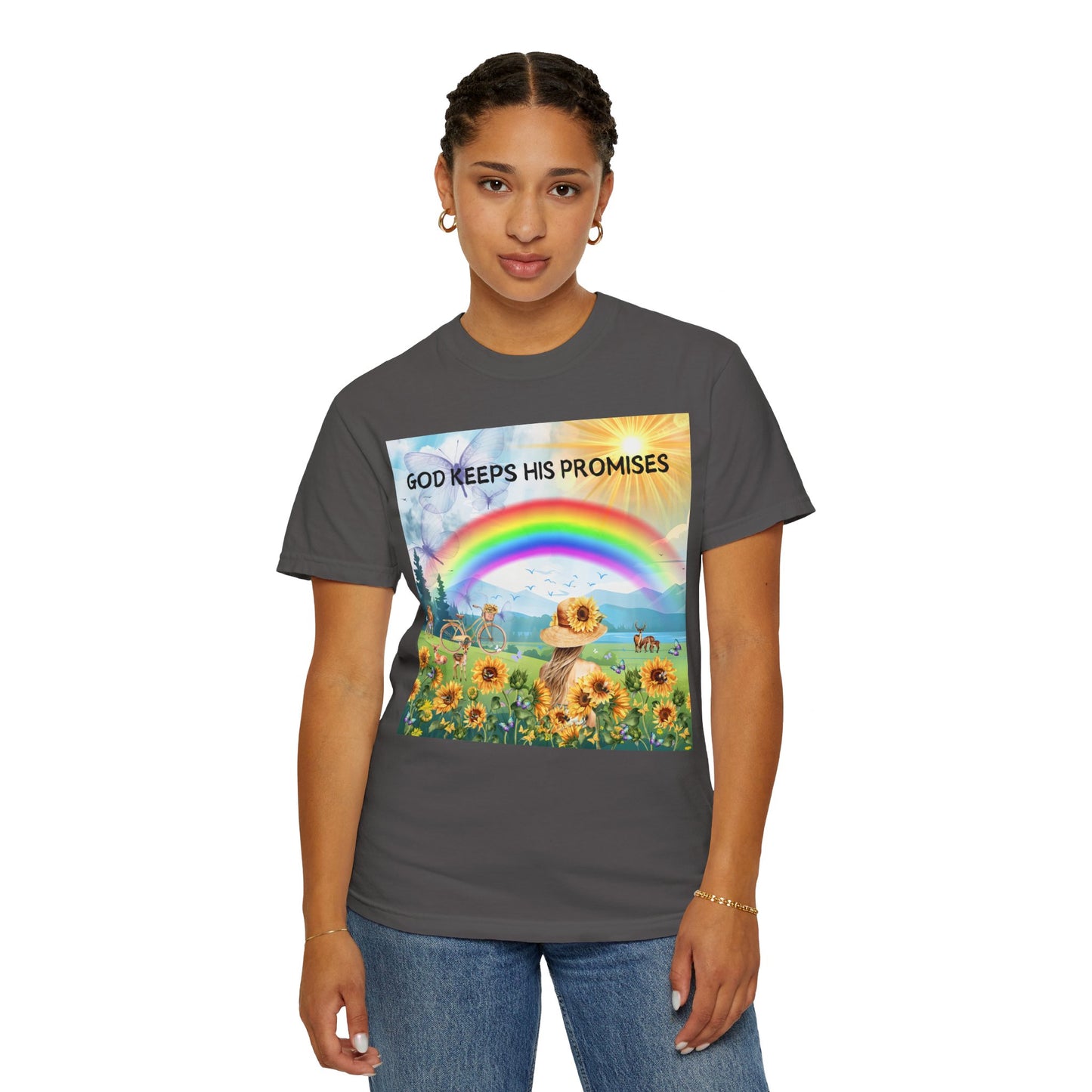 God Keeps His Promises Unisex Garment-Dyed T-shirt