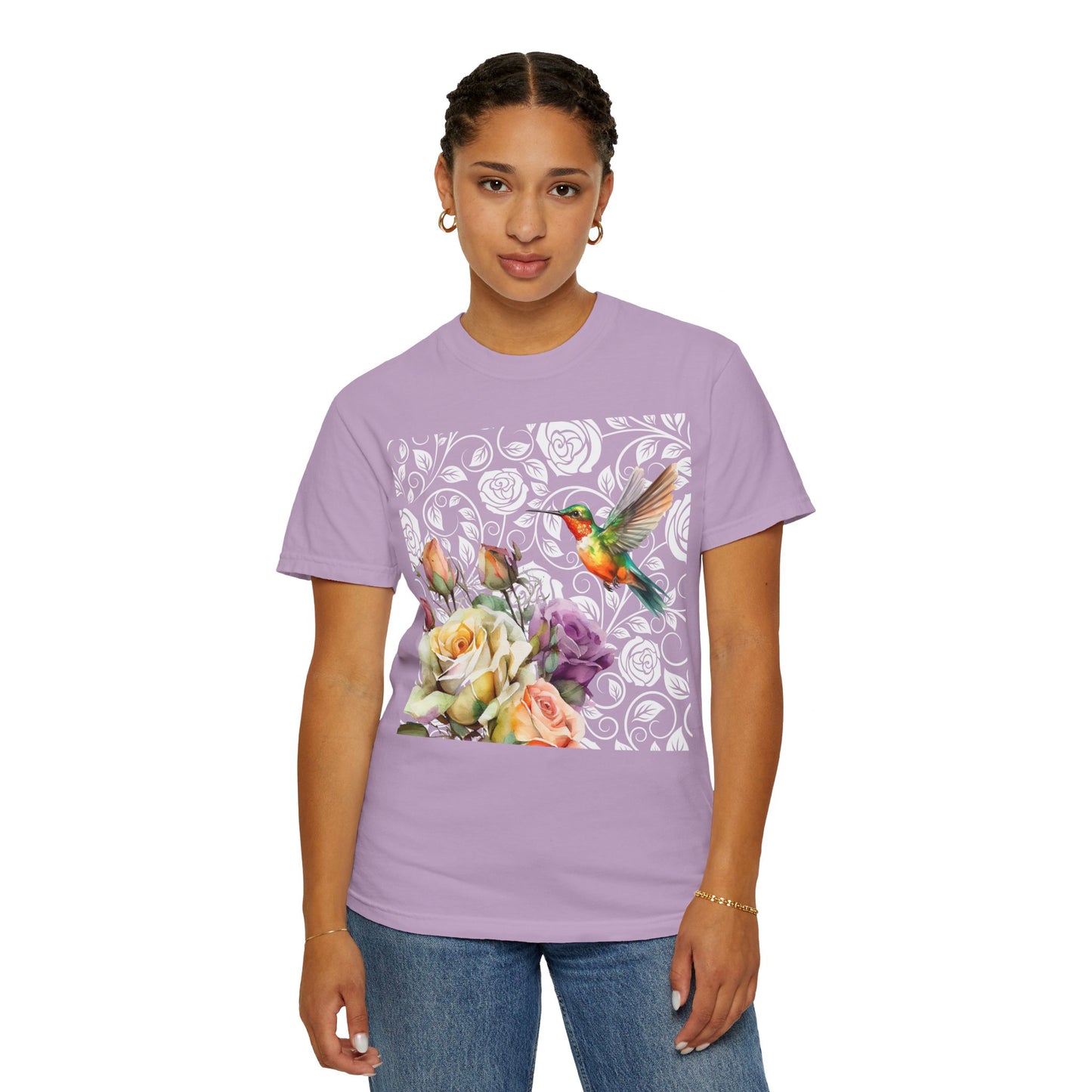 Hummingbird 2 Unisex Garment-Dyed T-shirt