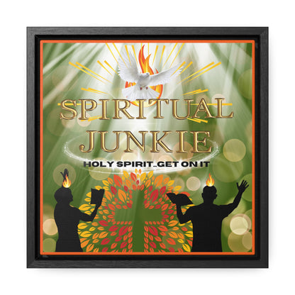 Spiritual Junkie Gallery Canvas Wraps, Square Frame