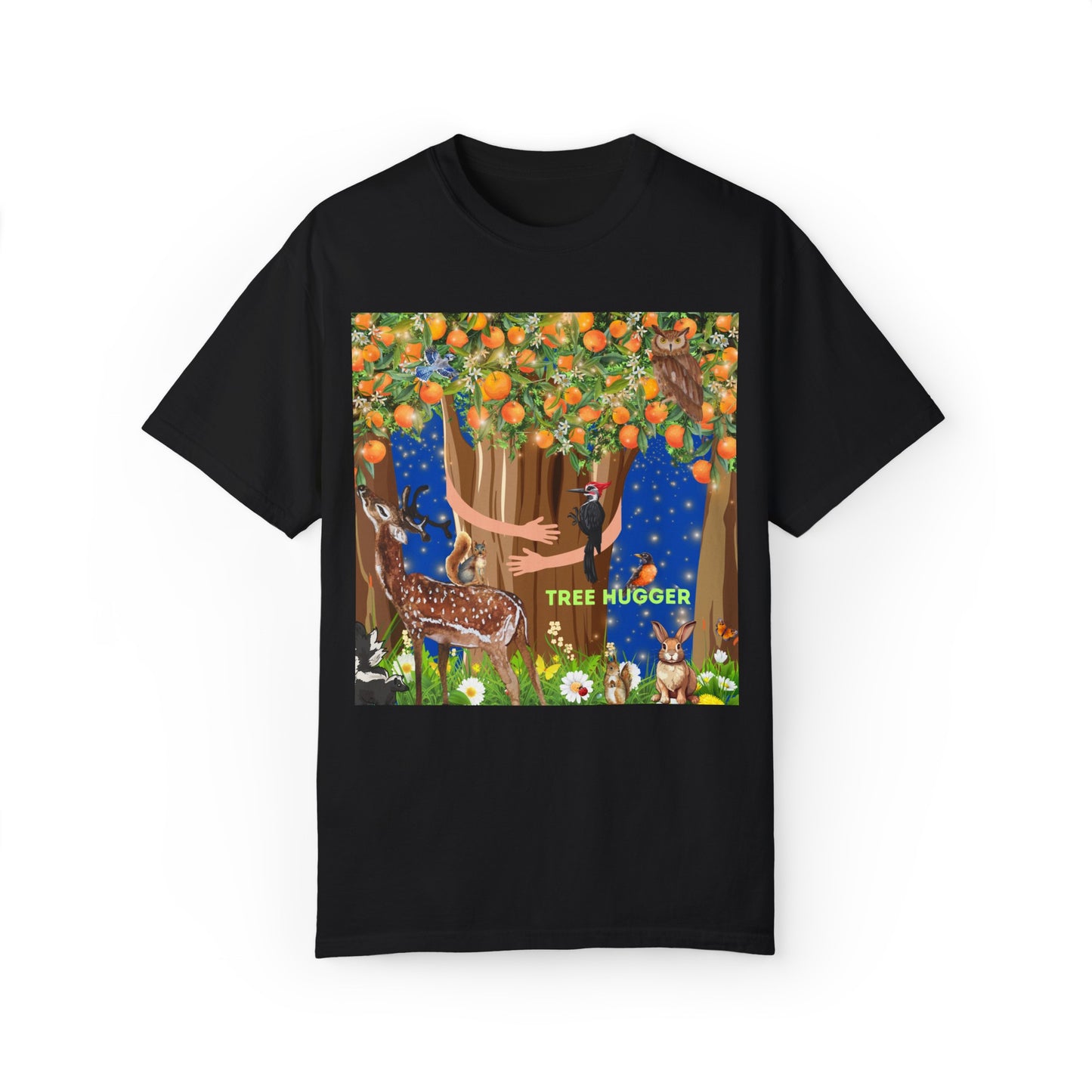 Tree Hugger Unisex Garment-Dyed T-shirt