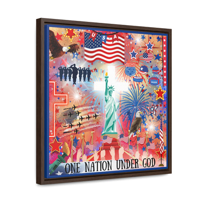 One Nation Under God Canvas Wall Art