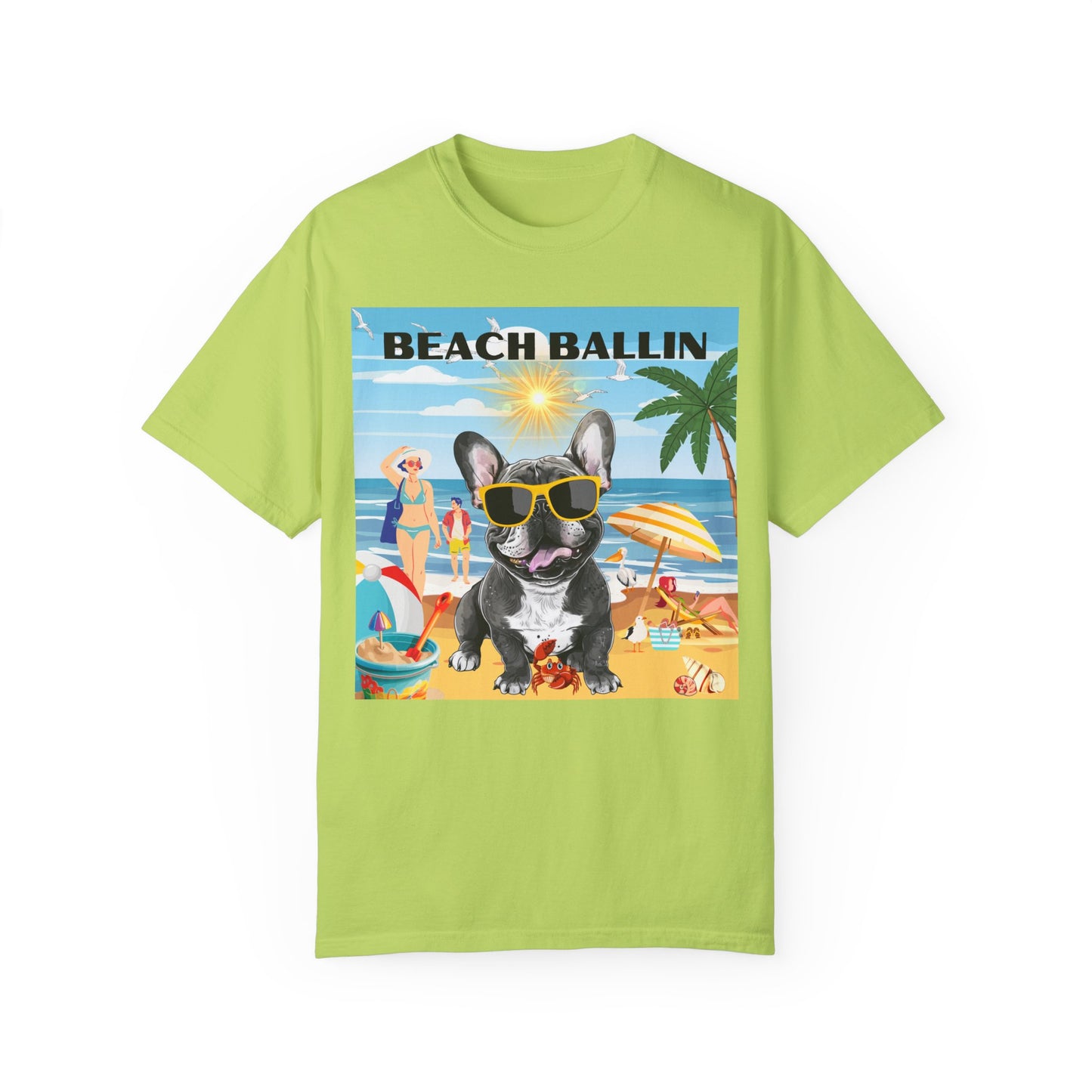 Beach Ballin Unisex Garment-Dyed T-shirt